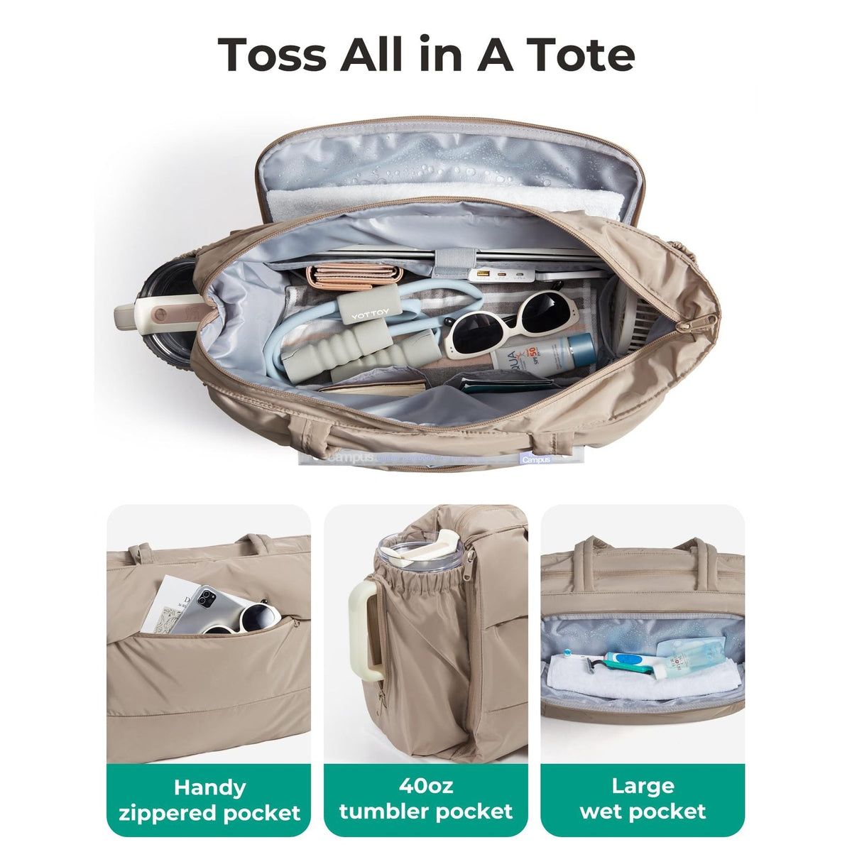 Multifunctional Yoga Bag LoungeYard — product view 2