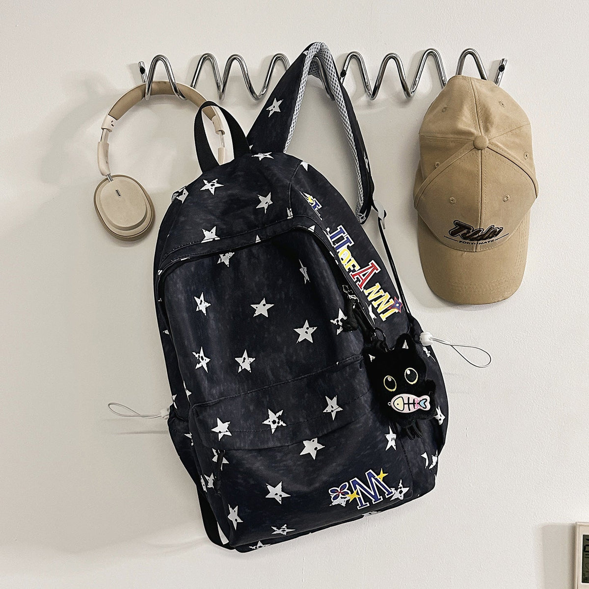 Star-Embellished Everyday Backpack LoungeYard — product view 6