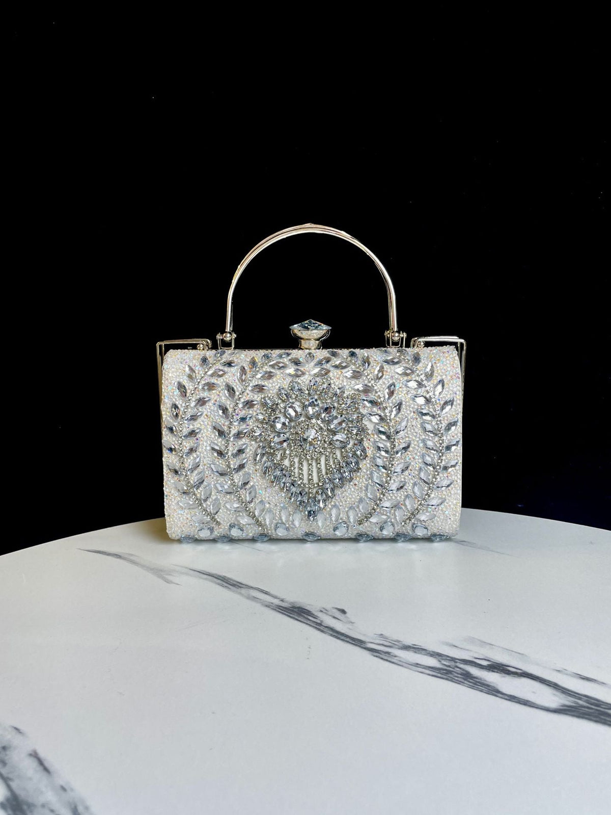 Ornate Beaded Evening Handbag — product view 6