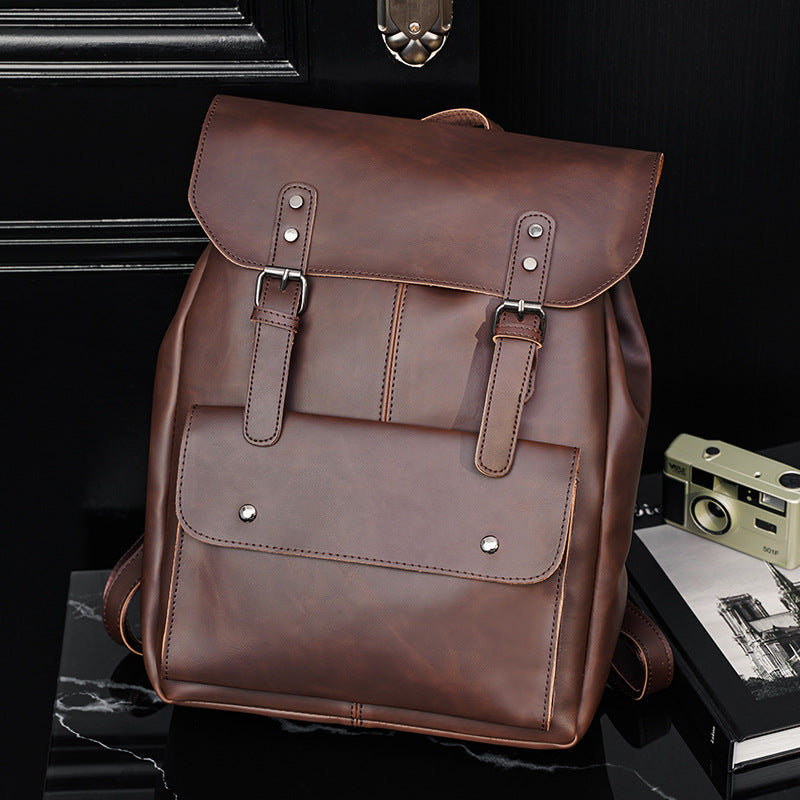Elegant Backpack Made of Durable Faux Leather LoungeYard — product view 6