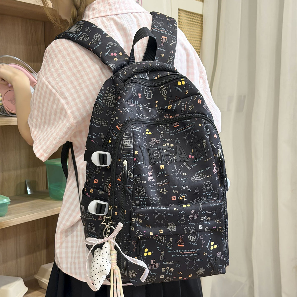 Fun-Themed School Backpack LoungeYard — product view 3