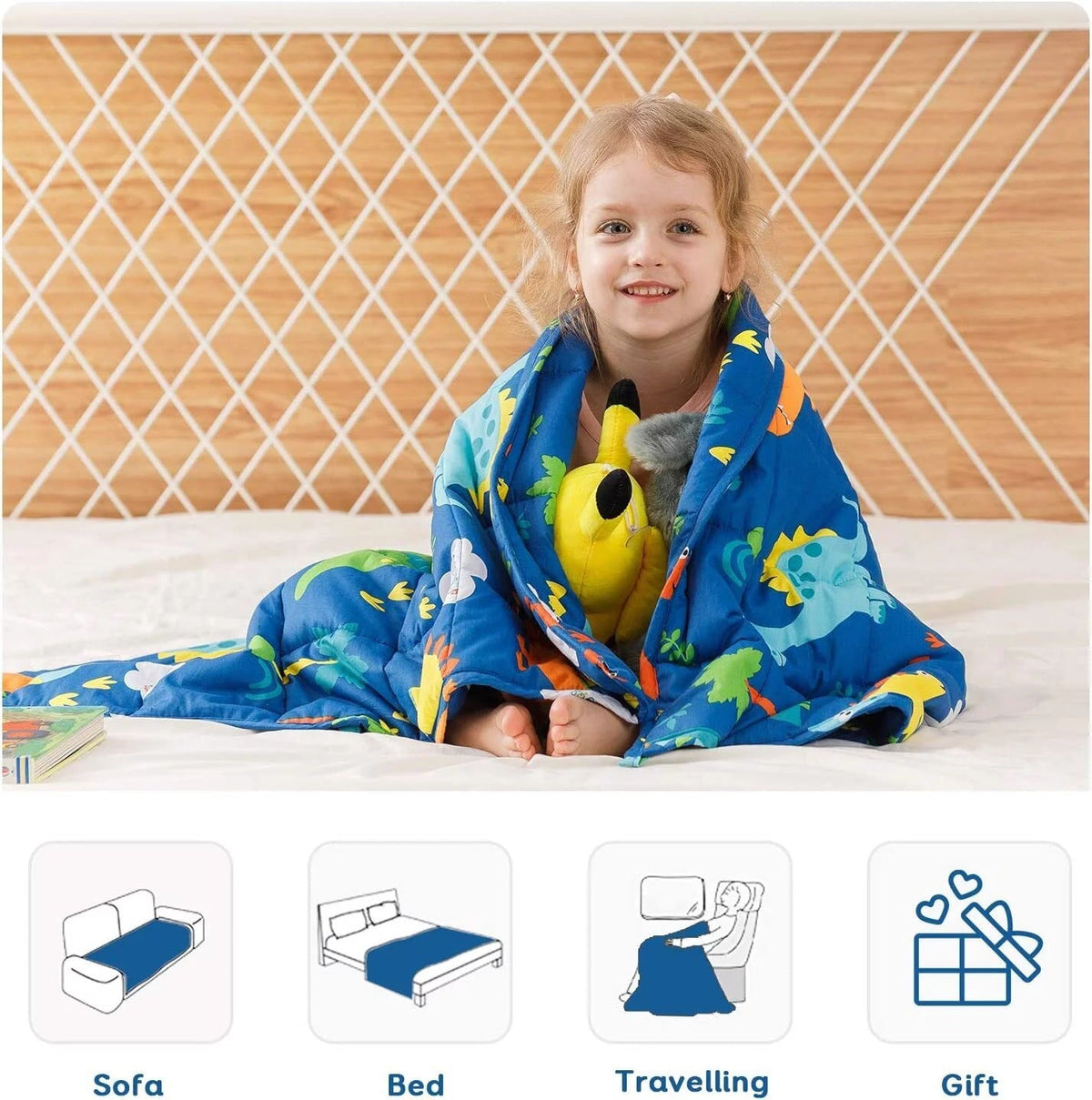 Childlike bed blanket LoungeYard — product view 3