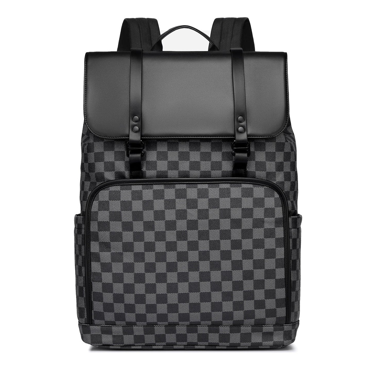 Modern Checkered Backpack LoungeYard — product view 2