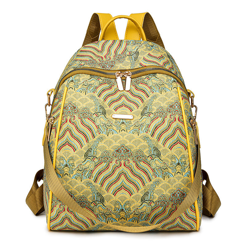 Bohemian Patterned Backpack — product view 1