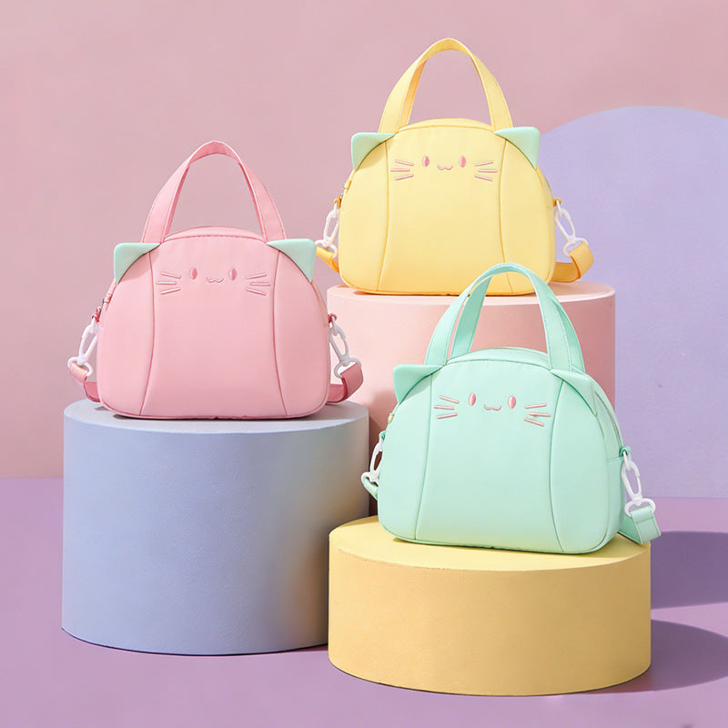 Funny Cat Motif Shoulder Bag LoungeYard — product view 3