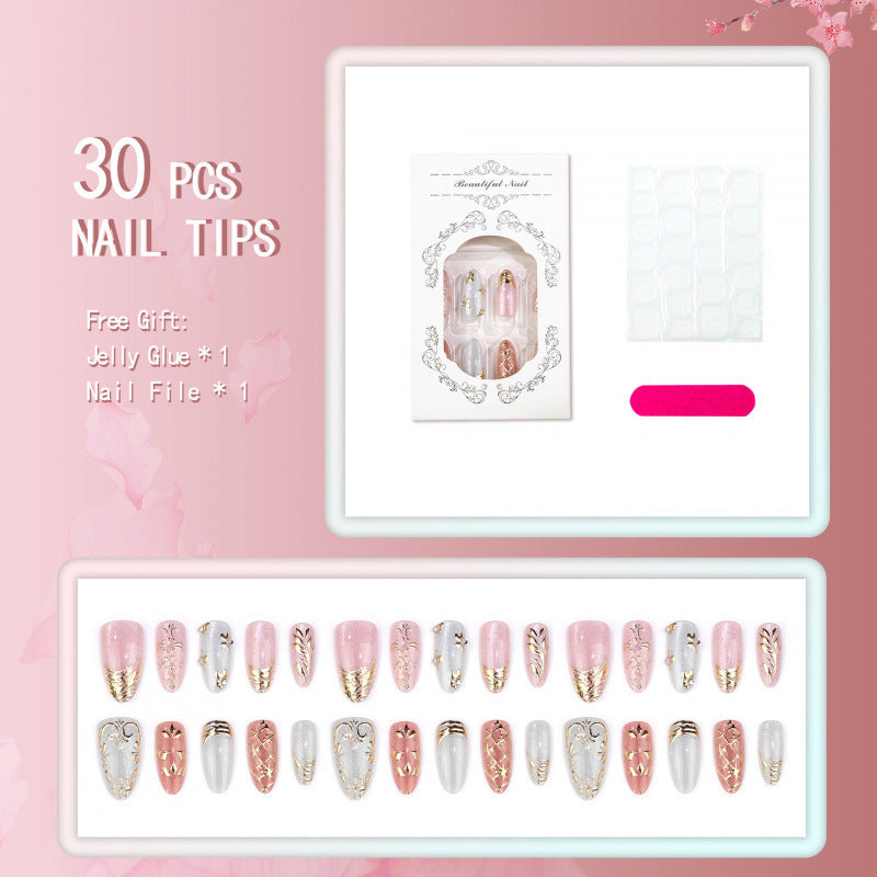 Decorative Elegant Press-On Nails Set — product view 4