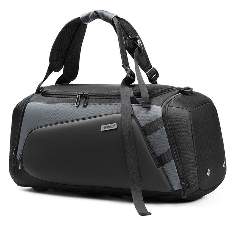 Convertible Travel Duffel Backpack with Shoe Compartment LoungeYard — product view 7
