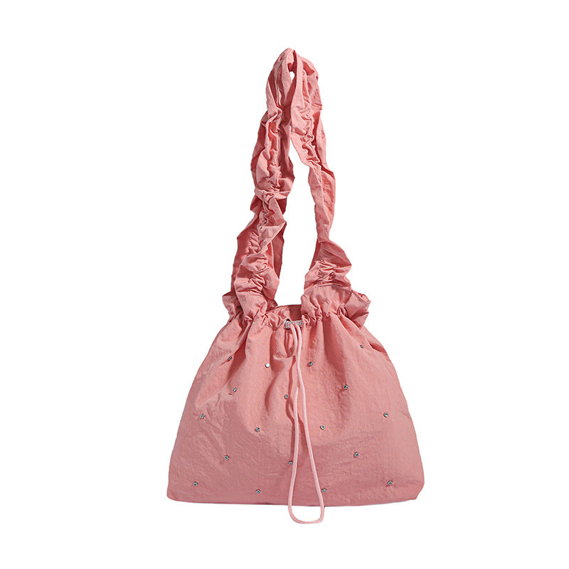 Elegant Gathered Slouchy Handbag — product view 2