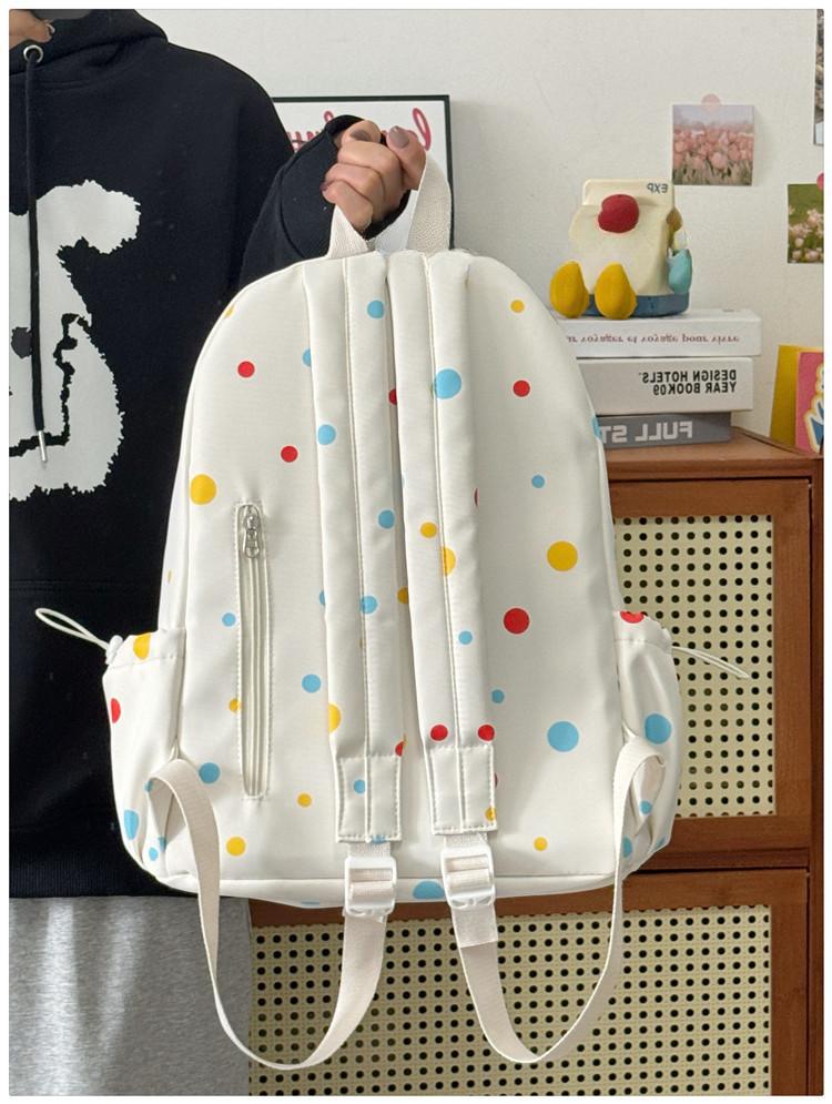 Fun-Themed Polka Dot Backpack LoungeYard — product view 5