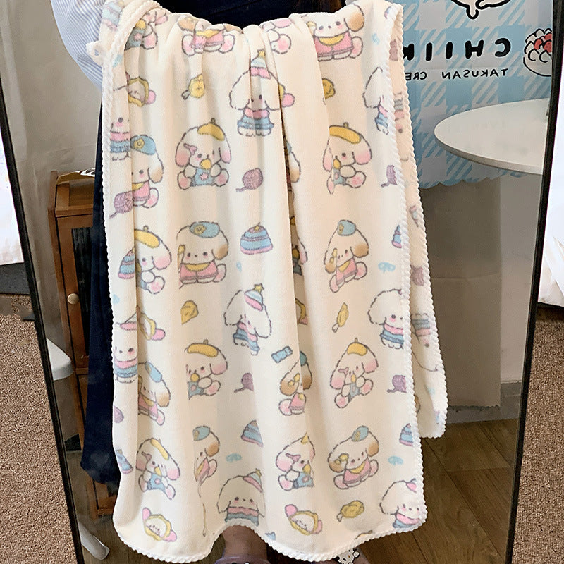 Cuddly blanket with playful animal motif LoungeYard — product view 3