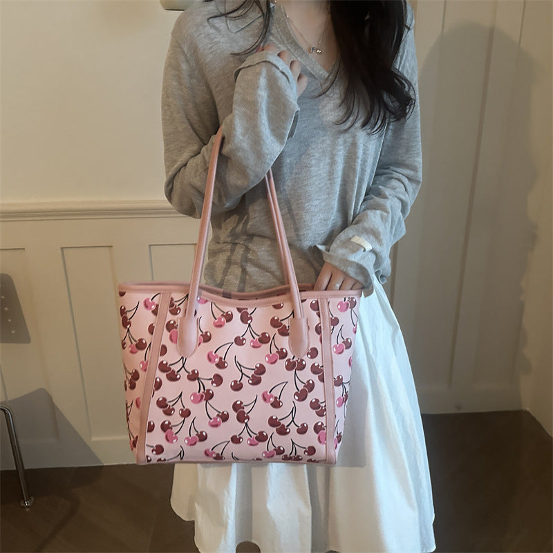 Cherry-Print Tote Bag — product view 5