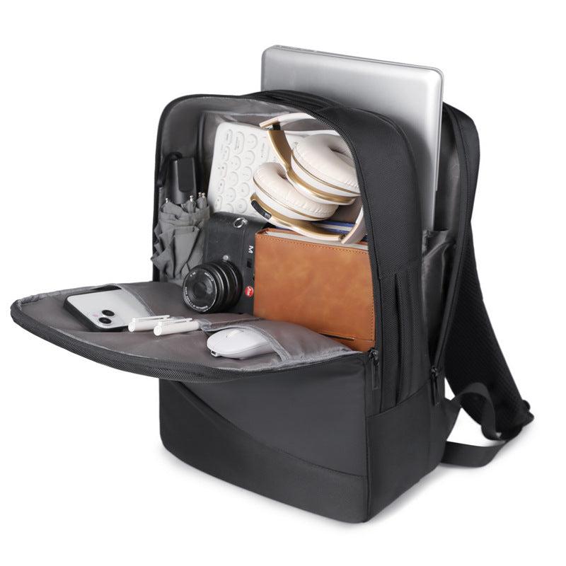 High-quality laptop backpack with versatile compartment design LoungeYard — product view 4