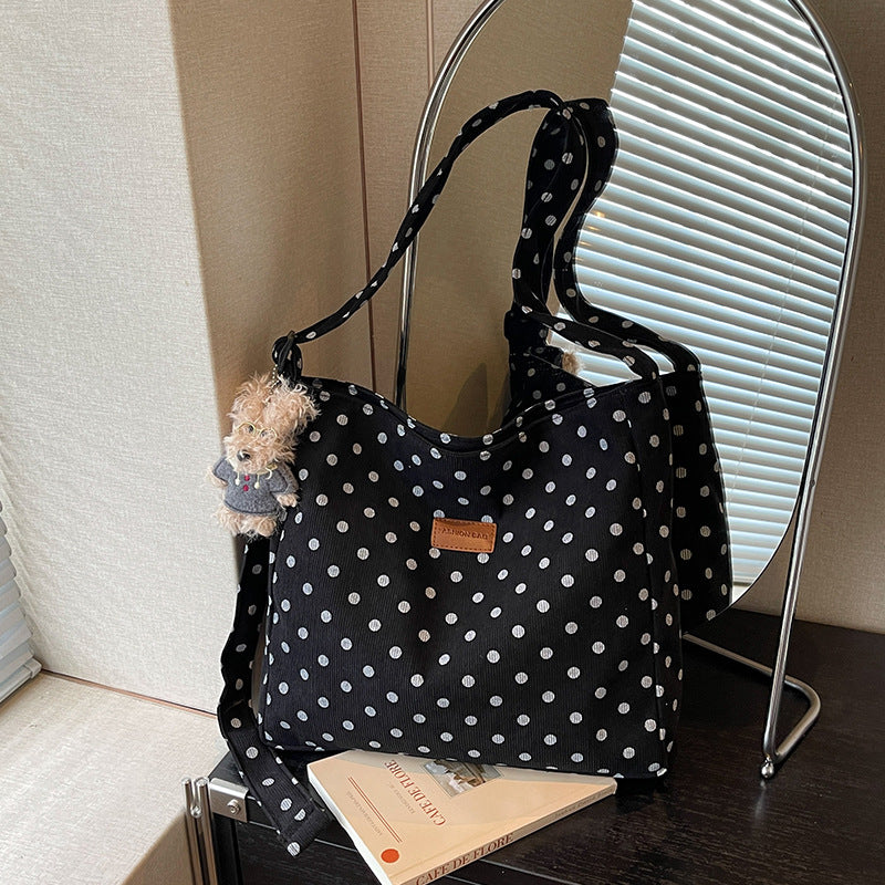 Casual Polka Dot Hobo Bag — product view 3