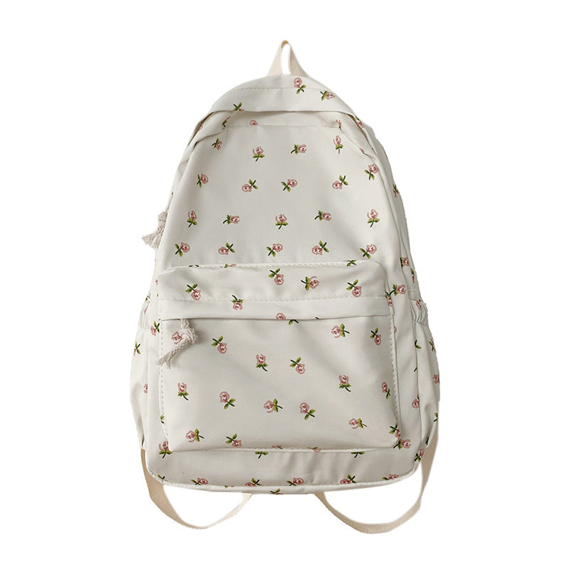 Floral Print Everyday Backpack LoungeYard — product view 6