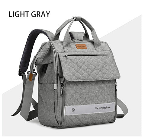 Quilted Multi-Purpose Backpack LoungeYard — product view 7