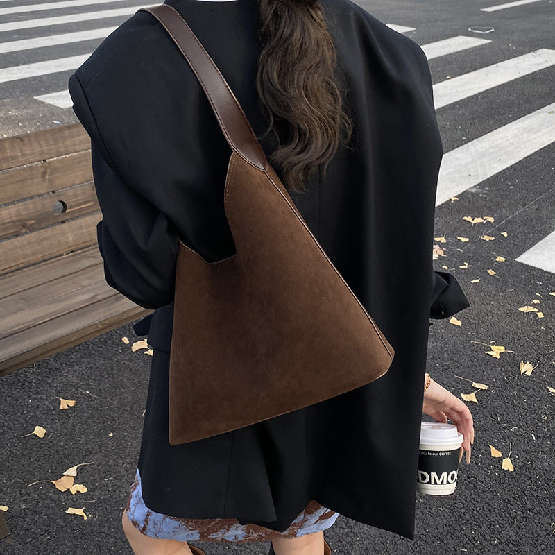 Suede Hobo Handbag LoungeYard — product view 3