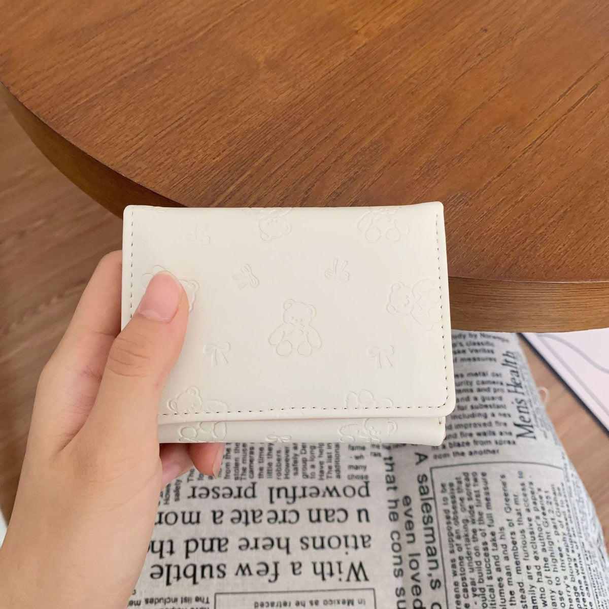 Cute Bear-Themed Mini Wallet — product view 1