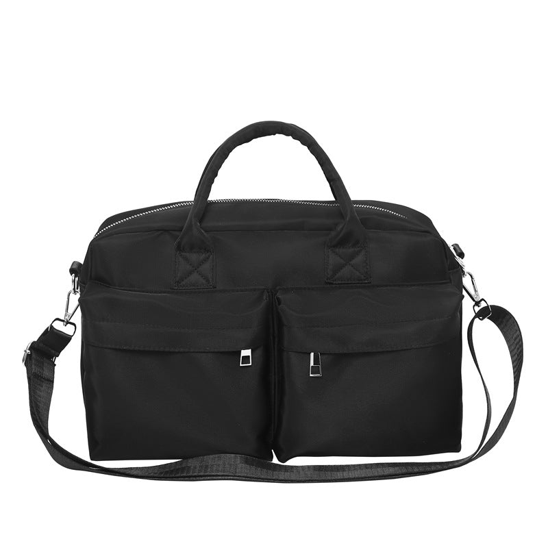 Multifunctional Tote Bag With Practical Exterior Pockets LoungeYard — product view 2
