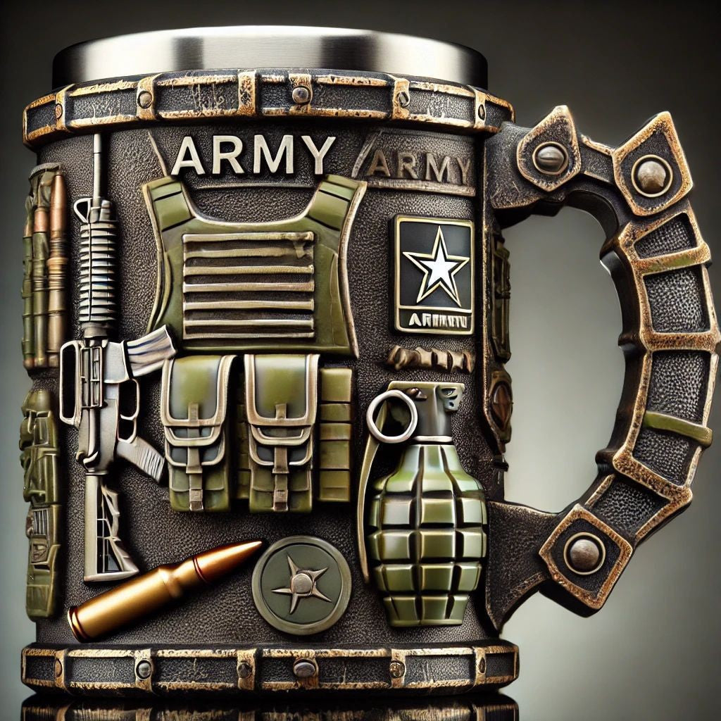 Military-Themed 3D Mug LoungeYard — product view 3