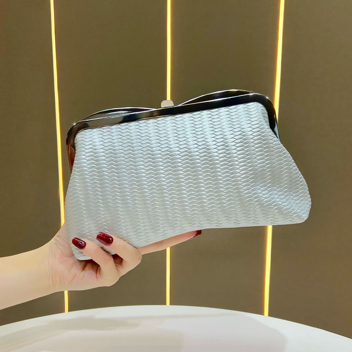 Elegant Textured Evening Purse — product view 5