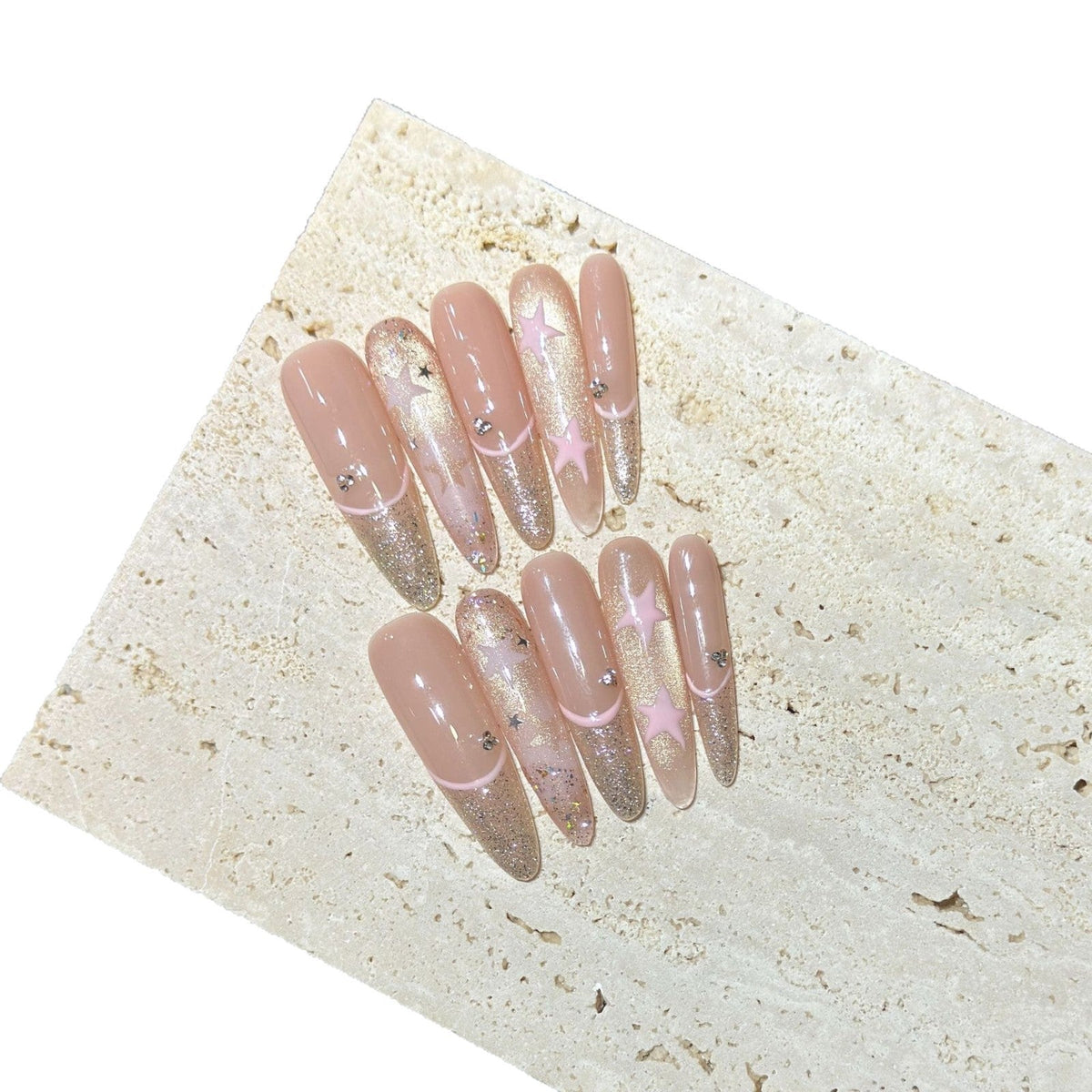 Glamorous Starry Press-On Nail Set — product view 4