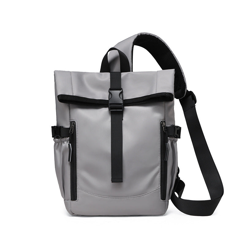 Modern Versatile Roll-Top Backpack LoungeYard — product view 3