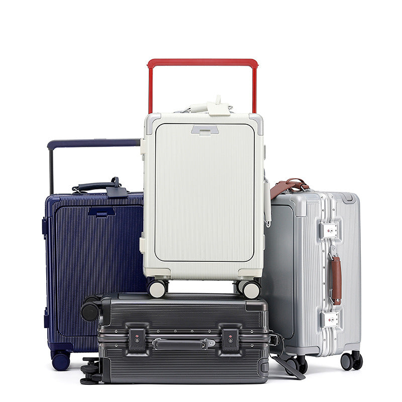 High-Tech Multi-Compartment Travel Suitcase — product view 1