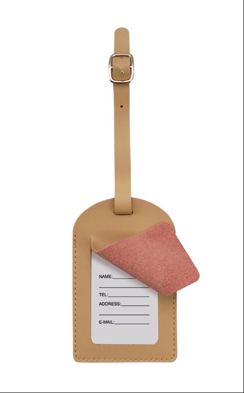 Genuine Leather Luggage Tag LoungeYard — product view 5