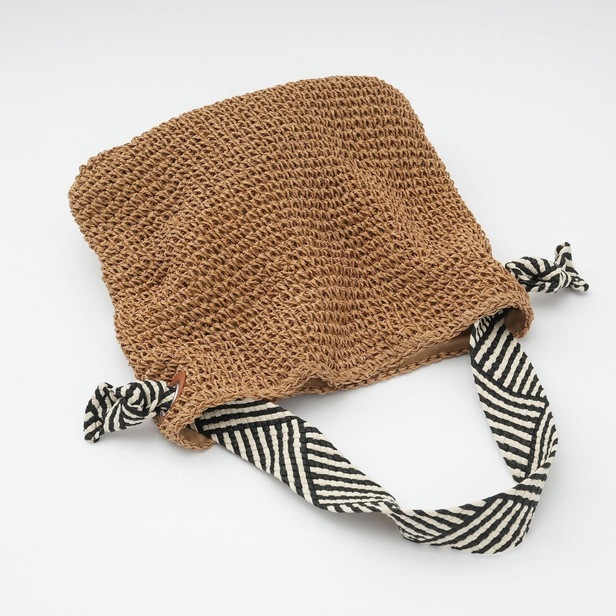 Handcrafted shoulder bag with unique weaving pattern LoungeYard — product view 6