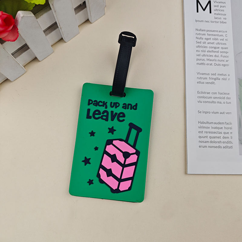 Unisex Vibrant Travel Luggage Identifier LoungeYard — product view 4