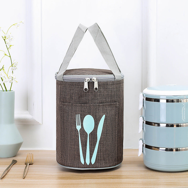 Insulated Round Food Carrier LoungeYard — product view 4