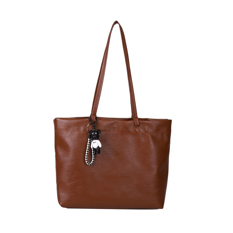 Chic Faux Leather Tote Bag LoungeYard — product view 5