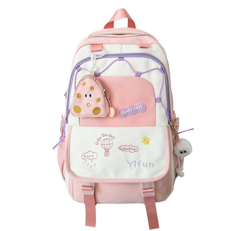 Playful Embroidered Backpack — product view 1