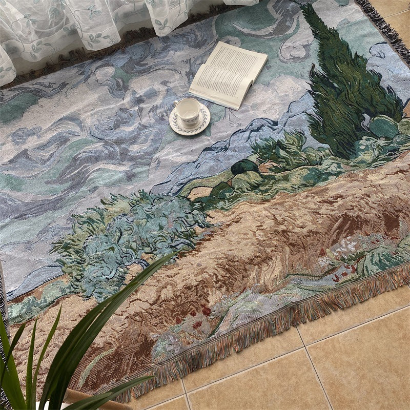 Artistic Tapestry Throw Blanket — product view 3
