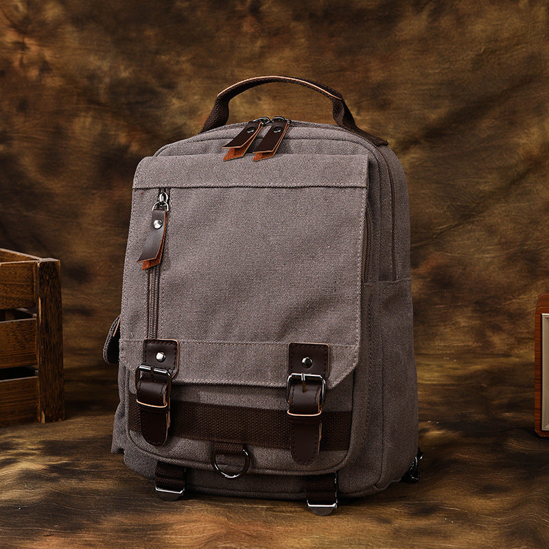 Versatile Canvas Messenger Bag LoungeYard — product view 6