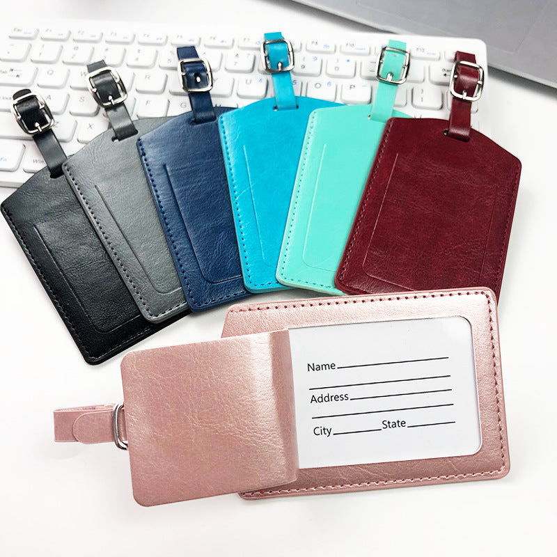 Leather Luggage Tag LoungeYard — product view 1
