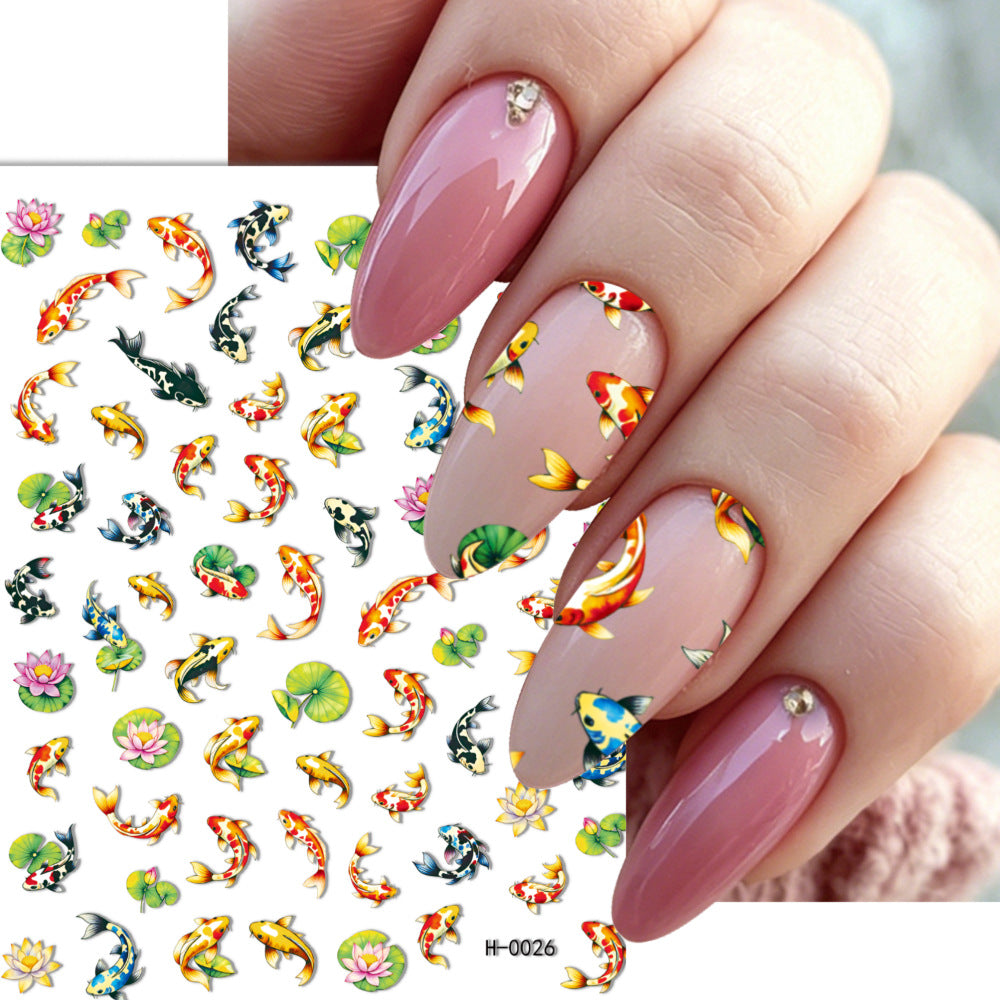 Ocean-Themed Nail Art Stickers — product view 4
