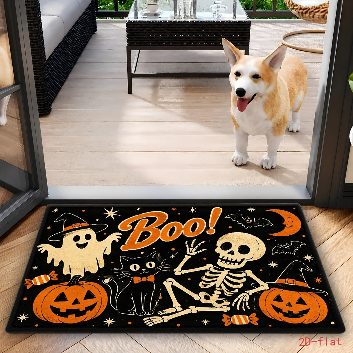 Halloween Themed Door Mat Bowlift — product view 4
