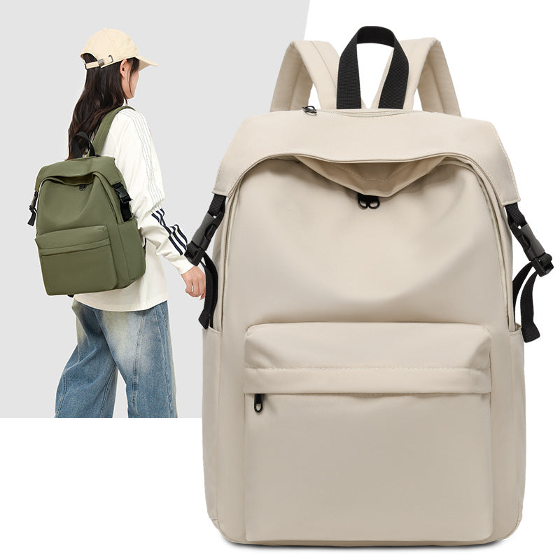 Multifunctional backpack with integrated laptop sleeve LoungeYard — product view 2