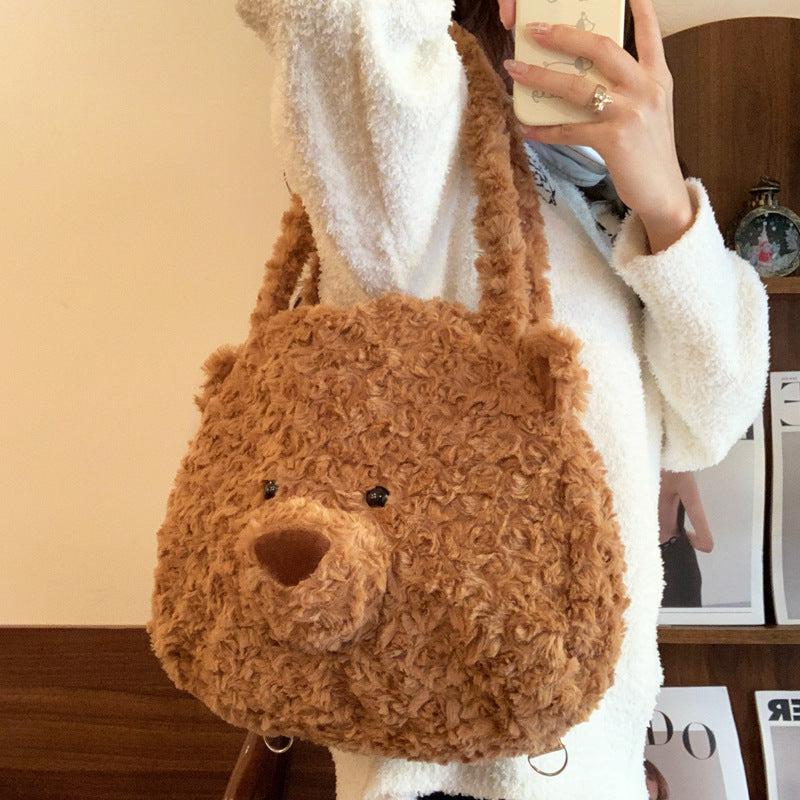 Plush Teddy Bear Shoulder Bag — product view 5