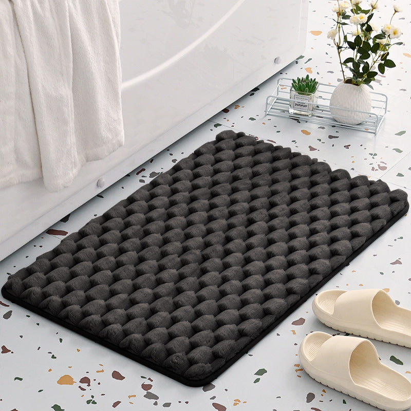 Luxurious Textured Bath Mat Bowlift — product view 3