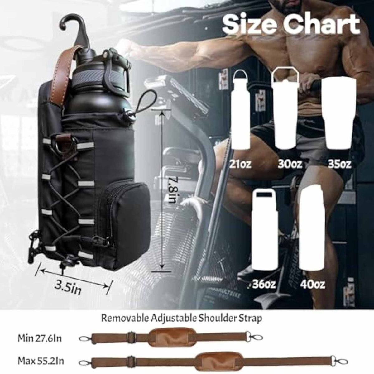 Multifunctional Water Bottle Bag LoungeYard — product view 4