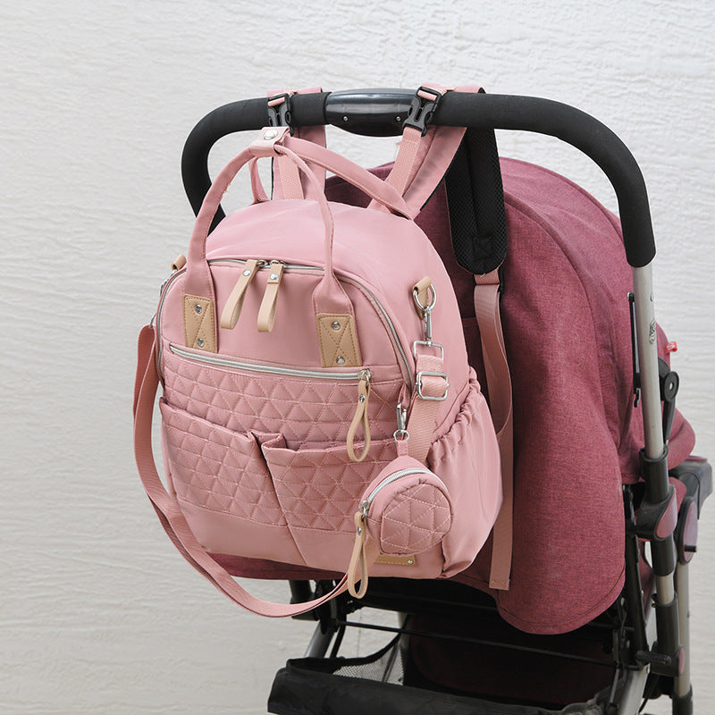 Quilted Multi-Function Backpack LoungeYard — product view 1