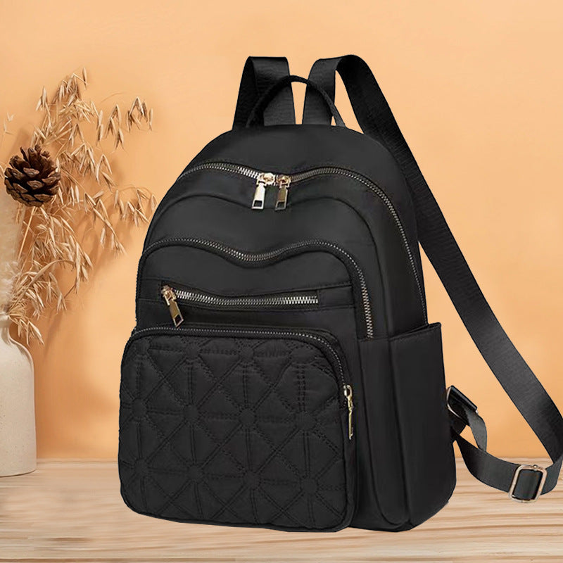 Women's Versatile Quilted Backpack LoungeYard — product view 1