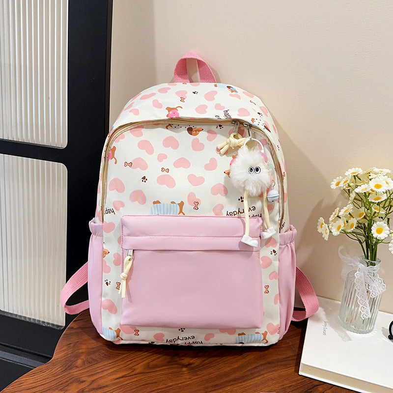 Cute Illustrated Pattern Backpack — product view 1