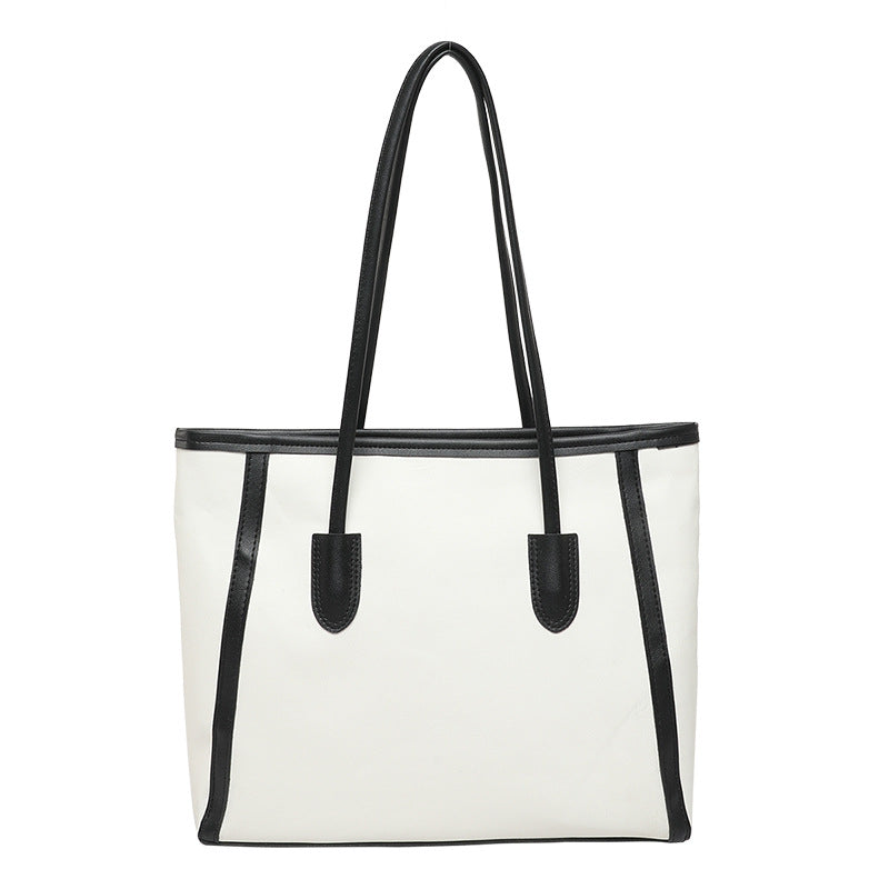 Classic Structured Canvas Tote Bag — product view 3