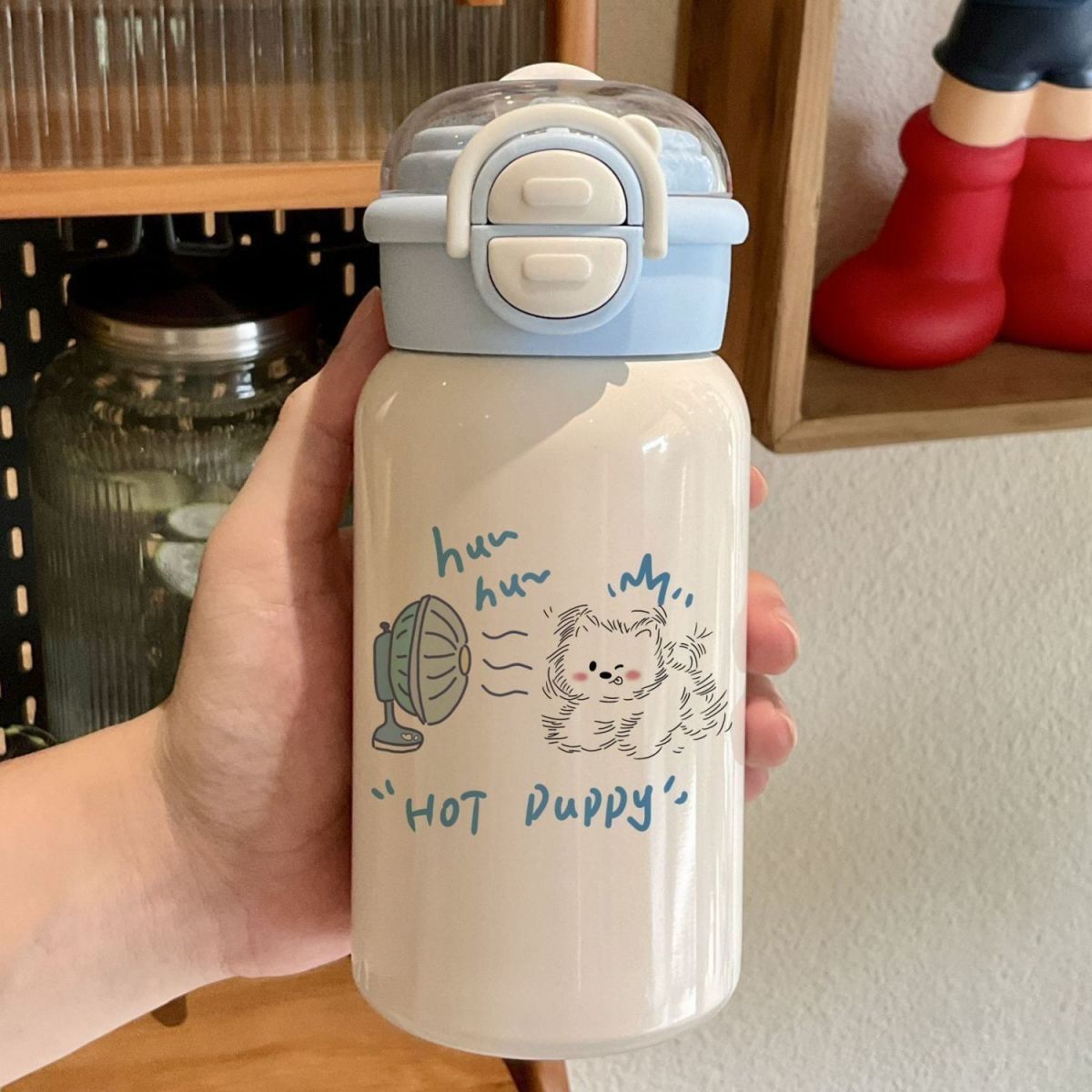 Women's Creative Water Bottle with Animal Design LoungeYard — product view 2