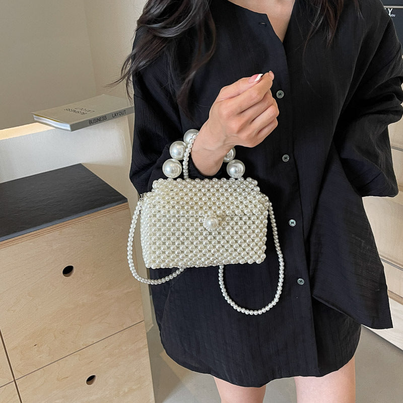 Pearl-Embellished Evening Handbag — product view 3