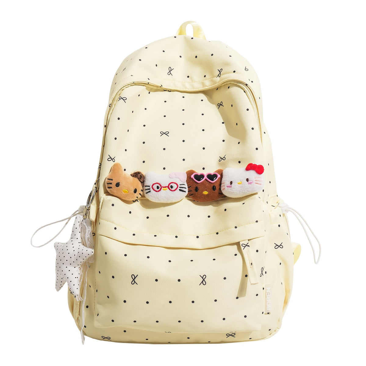 Cute Plush Character Backpack LoungeYard — product view 2