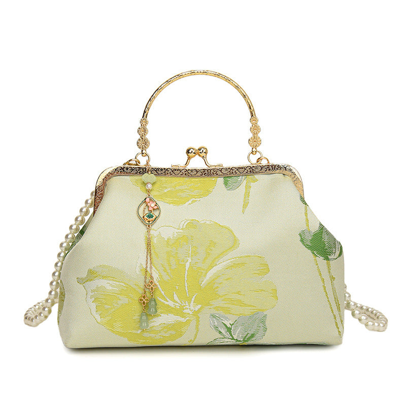 Vintage Floral Dressy Handbag — product view 6